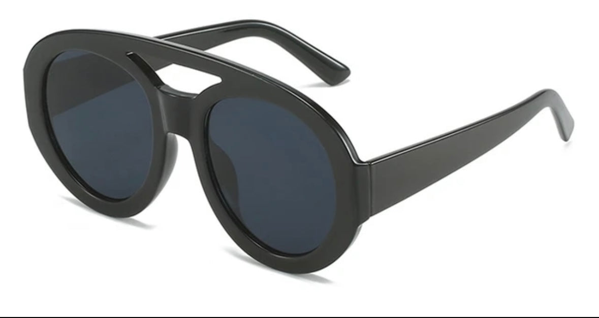 Noire double bridge fashion shades